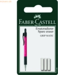 Faber Castell Ersatzradierer Grip-Matic auf Blisterkarte VE=3 St&uuml;ck