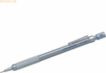 12 x Pentel Druckbleistift Graphgear 500 0,7mm silber/blau