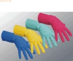 50 x Vileda Handschuhe Multipurpose Der Feine Naturlatex blau Gr&ouml;&szlig;e M