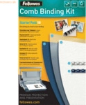 Fellowes Plastikbindung Starter-Kit f&uuml;r 10 Bindungen 30-teilig