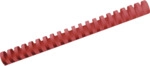 GBC Binder&uuml;cken 21 Ringe 14mm rot VE=100 St&uuml;ck