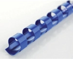 GBC Binder&uuml;cken 21 Ringe 12mm blau VE=100 St&uuml;ck