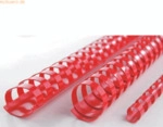 GBC Plastikbinder&uuml;cken CombBind A4 PVC 16mm VE=100 St&uuml;ck rot