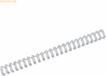 GBC Drahtbinder&uuml;cken WireBind A5 Nr. 6 9,5mm VE=250 St&uuml;ck silber