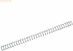 GBC Drahtbinder&uuml;cken WireBind A4 Nr. 7 11mm VE=250 St&uuml;ck silber
