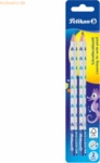 8 x Pelikan Schreiblernbleistift BJ B VE=2 St&uuml;ck Blisterkarte farbig s