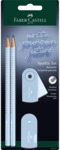 FABER CASTELL Bleistift-Set SPARKLE - 4-tlg. B sky blue Blisterkarte.