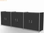 Kerkmann Sidebaord Artline BxTxH 236x38x78cm anthrazit