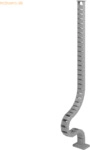Dataflex Kabelf&uuml;hrung Addit Sitz-Steh 472 f&uuml;r 130cm Schreibtisch grau