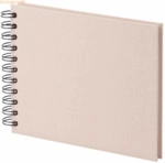 3 x S.O.H.O. Fotoalbum Whire-O 40 Seiten 195x145mm powder/offwhite