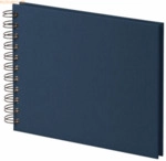3 x S.O.H.O. Fotoalbum Whire-O 40 Seiten 195x145mm navy/offwhite