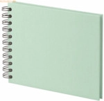 3 x S.O.H.O. Fotoalbum Whire-O 40 Seiten 195x145mm mint/offwhite