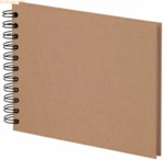 3 x S.O.H.O. Fotoalbum Whire-O 40 Seiten 195x145mm kraft/offwhite