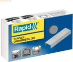Rapid Heftklammern Omnipress 30 verzinkt VE=1000 St&uuml;ck