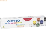 Giotto Schulmalfarben malfertig in Bechern 18ml 6 Farben