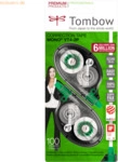 6 x Tombow Korrekturroller Mono YT 4,2 mm x 10 m VE=2 St&uuml;ck