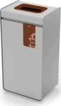 Durable Wertstoffsammler DURASORT 55 Liter Bioabfall - Metall Innenbeh