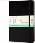 Moleskine Notizbuch Musik Art Plus L A5 13x21cm 70g qm Hardcover schwa