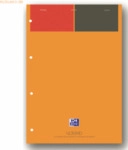 5 x Oxford Notepad Optik Paper 80 g/qm A4+ 6mm liniert 80
