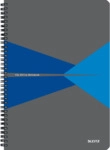 5 x Leitz Collegeblock Office A4 PP kariert blau
