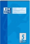 10 x Oxford Spiralschulblock A5 40 Blatt 70g/qm Lineatur 5