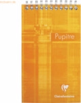 5 x Clairefontaine Spiralblock 10,3x17cm kariert 80 Blatt farbig sorti