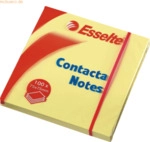 12 x Esselte Haftnotizen Contacta-Notes 75x75mm gelb 100 Blatt