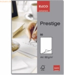 10 x Elco Schreibblock Prestige A4 wei&szlig; 80 g/qm blanko 50 Blatt