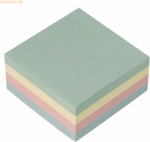 Connect Haftnotizen 75x75mm 400 Blatt pastell