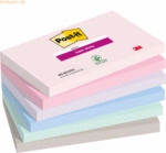 Post-it Haftnotiz Super Sticky Notes Soulful Collection 127x76mm 90 Bl