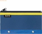 10 x Leitz Stiftem&auml;ppchen Urban Chic 2 F&auml;cher 21x8,5cm blau