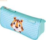 2 x Herlitz Sch&uuml;leretui Faulenzer Sport Cute Animals Tiger Polyester B