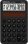 Maul Taschenrechner ECO MD1, 10 Stellen schwarz, Solarbetrieb