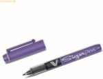 12 x Pilot Faserschreiber V Sign Pen 0,6mm Rundspitze violett