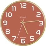 UNiLUX Wanduhr Baltic - Quarz &Oslash;31,5 cm buche-rosa.