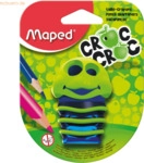 Maped Spitzer mit Auffangbeh&auml;lter Croc Croc 2 Stiftgr&ouml;&szlig;en farbig sorti