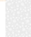 10 x Heyda Transparent-Papier 50x70cm 115g/qm Schneekristalle