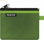 10 x Leitz Traveller Zip-Beutel Wow S 2 F&auml;cher 14x10,5cm 2 F&auml;cher gr&uuml;n