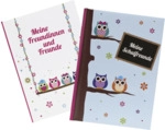 Goldbuch Freundebuch Eule A5.