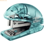 Rapid Miniheftger&auml;t Colour'Ice F4 10 Blatt Blister transparent blau