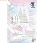 Ludwig B&auml;hr Fotokarton Frosty rose 300g/qm A4 VE=9 Blatt sortiert