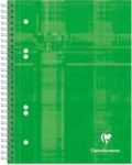 5 x Clairefontaine Collegeblock A5 80 Blatt 90g/qm farbig sortiert lin