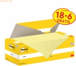 Post-it Haftnotiz Notes 655-CY-VP24 127x76mm sortiert 24x100 Blatt