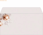 Sigel Weihnachtsumschlag DIN lang 90g 50 St&uuml;ck Christmas in rose gold