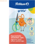 Pelikan Schulschere griffix spitz Rechtsh&auml;nder Neon Fresh Blue