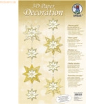 Ludwig B&auml;hr Bastelset 3D Paper Decoration Sterne gold