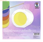 Ludwig B&auml;hr Laternenzuschnitte 115/qm rund 17,5cm VE=24 Blatt sortiert