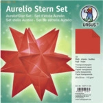 Ludwig B&auml;hr Faltbl&auml;tter Aurelio Stern Transparentpapier 115g/qm 20x20c