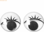 10 x Knorr prandell Wackelaugen 15 mm schwarz/wei&szlig; VE=8 St&uuml;ck