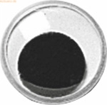 10 x Knorr prandell Wackelaugen 18mm schwarz/wei&szlig; VE=10 St&uuml;ck
